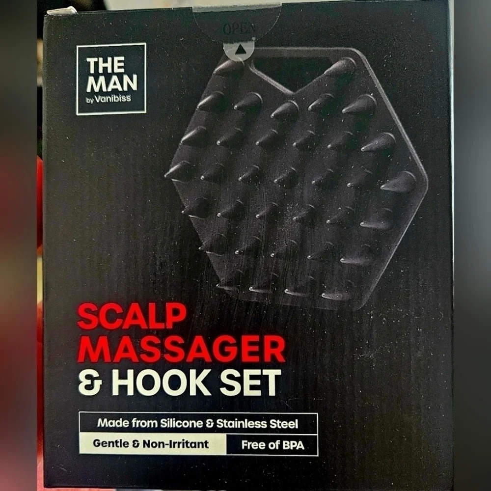The Man Silicone Scalp Massager Set